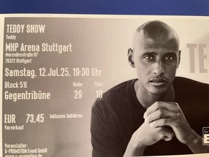 2 Tickets für die Teddy Show in Stuttgart am Samstag 12. Juli um 19:30 Uhr - Bild 1 von 1