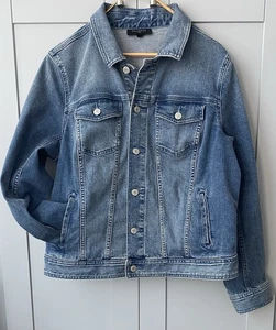 NWOT - Talbot’s Classic Jean Jacket - Isla Wash Style #57613970 Plus Size 1X - Picture 1 of 6