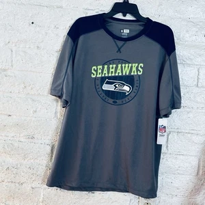 Camicia nuova con etichette Seattle Seahawks ~ taglia XL COOL ~ abbigliamento ufficiale NFL grigio - Foto 1 di 9