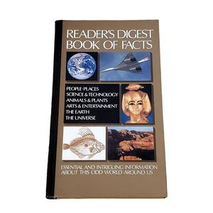 Readers Digest Book of Facts Essential & Intriguing Information 1987 HC Vtg - Picture 1 of 9
