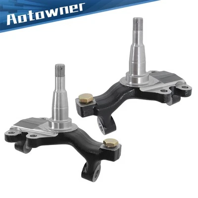 For Chevy Chevelle Malibu Camino Pontiac GTO 1964-1972 2 inch Drop Spindles - Image 1 of 4