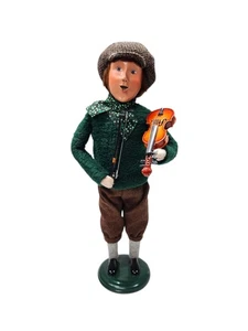 RARO Byers Choice Carolers cantante folk irlandese con violino 2019 giorno di San Patrizio - Foto 1 di 10
