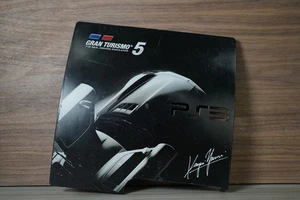 PDP Kazunori Yamauchi PS3 Slim Gran Turismo 5 Console Nera solo cover frontale - Foto 1 di 1