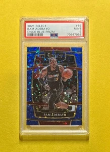 Panini Select Bam Adebayo 2021 discoteca azul/25 #59 PSA como nuevo 9 calor - Imagen 1 de 2