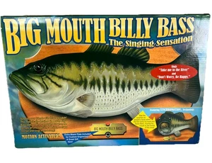 Vintage Big Mouth Billy Bass The Singing Fish Sensation 1998 OVP Neu in OVP - Bild 1 von 7