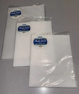 Janlynn Needlecraft Plastic Canvas Lot Of 3 17 Sheets - Image 1 of 4