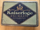 Alte Metall-Zigarettendose KAISERLOGE (Deutschland)