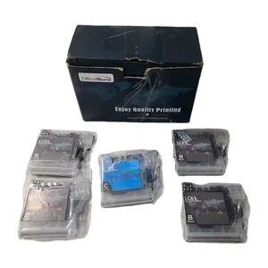 Office World 4 Ink cartridges for Brother LC61  (4 x Black & 1x Cyan)  - Picture 1 of 3