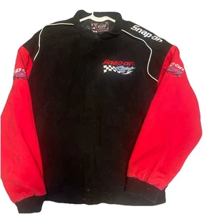 Snap-On Tools Racing Jacket Race Car Nascar Mens XL Adult Red Black - Picture 1 of 6