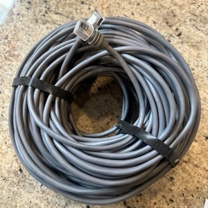 CAT5e Ethernet FTP Patch Cable RJ-45 Internet Cord Gray 150FT Outdoor Suitable - Afbeelding 1 van 5