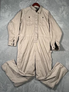 Patagonia Coveralls Womens XL Pumice Gray Shop Hemp Canvas Utility STY56540 - Picture 1 of 12