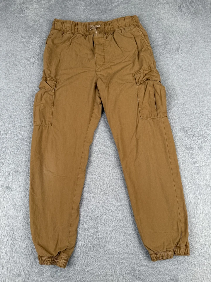 Pantalones Oshkosh B'gosh Niños 14 Beige Caqui Carga Jogger Pullon 100% Algodón 28x25 Foto 1 de 4