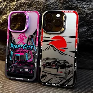 Tokyo Sports Racing JDM Drift Car Phone Case For iPhone 16 15 14 13 12 11 mini P - Picture 1 of 127