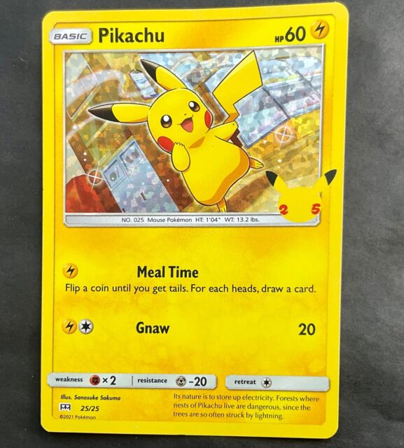 Cartas Pokémon McDonald's 25 Anos Aniversário Pokémon!!(Cartas