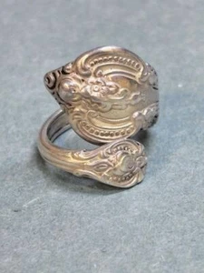 Vintage Towle Sterling Silver El Grandee Spoon Ring 8.3g Size 6 - Picture 1 of 1