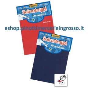 SALVASTRAPPI TERMOADESIVO-TOPPA-PEZZA RIPARA STRAPPI IN COTONE CM 48X11,5 -ITALY - Foto 1 di 31
