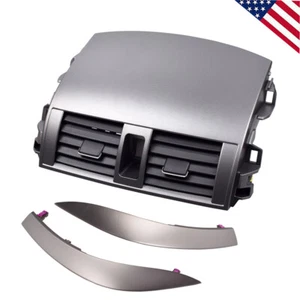 For Toyota Corolla 2009-2013 Center Dash A/C Outlet Air Vent Panel w/ Strip Trim - Picture 1 of 10