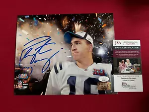 Peyton Manning, "Autographed" (JSA) 8x10 Photo (Indy Colts) Vintage / Scarce - Picture 1 of 1
