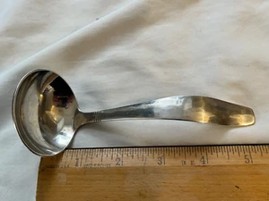 Allan Adler Los Angeles hammered MCM modernist sterling silver sauce ladle eames - Picture 1 of 3