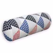 LL410g Black Blue Red Triangle Pattern Bolster Cover Nect Roll message Yoga Case