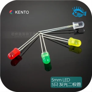 5Pcs/Lot F5 5MM LED Red Yellow Blue Green High Quality - Picture 1 of 3