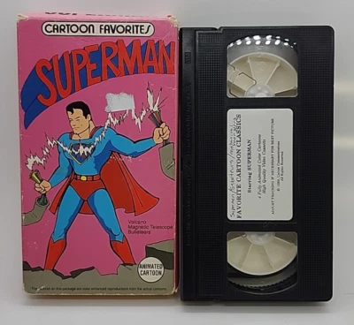 1988 Cartoon Favorites Superman (VHS) - Image 1 of 3