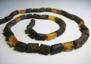 Raw Genuine Mens Baltic Amber Necklace 18 gr. Handmade Gemstone !!!  - Picture 1 of 4