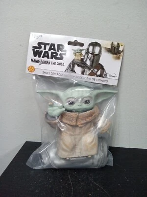 DISNEY STAR WARS MANDALORIANO HOMBRO ACCESORIO UTILERÍA BEBÉ YODA DISFRAZ 7” NUEVO  Foto 1 de 2