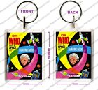 RETRO DR WHO TRAVELS IN SPACE PAINTING BOOK NEW KEYRING OR JUMBO FRIDGE MAGNET 