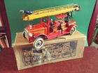 Rarität 1930er SG Gunthermann Groß Feuerwehr Blechspielzeug mit OVP