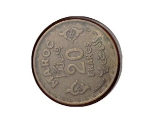 20 Francs Maroc 1952/1371 Marruecos Bajo El Protectora Francesa  - Picture 1 of 6