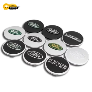 4Pcs 62 63Mm Green Wheel Center Hub Caps Cover Emblem Logo for Land/RANGE Rover - Picture 1 of 22