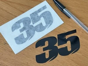Cal Crutchlow número 35 - (par pequeño) VENDEDOR DEL REINO UNIDO - Imagen 1 de 1