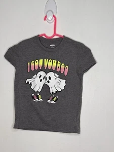 Old Navy Friends Top Girls Size Medium 8 Short Sleeve Shirt Ghost Halloween - Picture 1 of 3