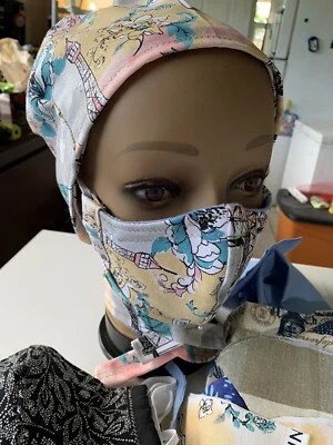 Scrub Hat Cap For Women Ladies Handmade Multicolor - Image 1 of 4