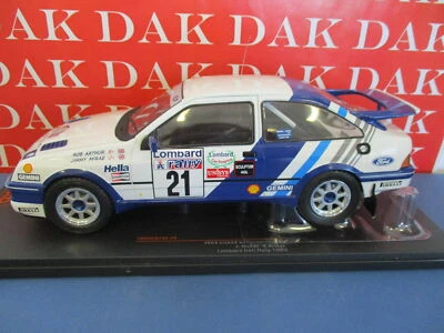 Die cast 1/18 Modellino Auto Ford Sierra RS Cosworth Rally RAC 1989 J. McRae Ixo - Immagine 1 di 4