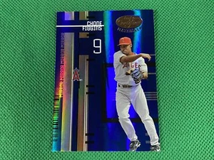 Espejo azul #27 Chone Figgins 43/50 Angels 2005 materiales certificados Leaf - Imagen 1 de 1