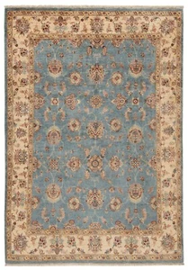 Ziegler Handgeknüpfter Orientteppich 268x190 cm-Fine,Carpet,rug,Blau - Picture 1 of 11