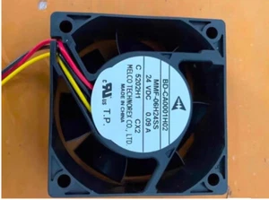 1PC BD-CA0001H02 MMF-06H24SS Inverter Cooling Fan 6025 DC24V 0.09A 6CM 3Pin #jia - Picture 1 of 1