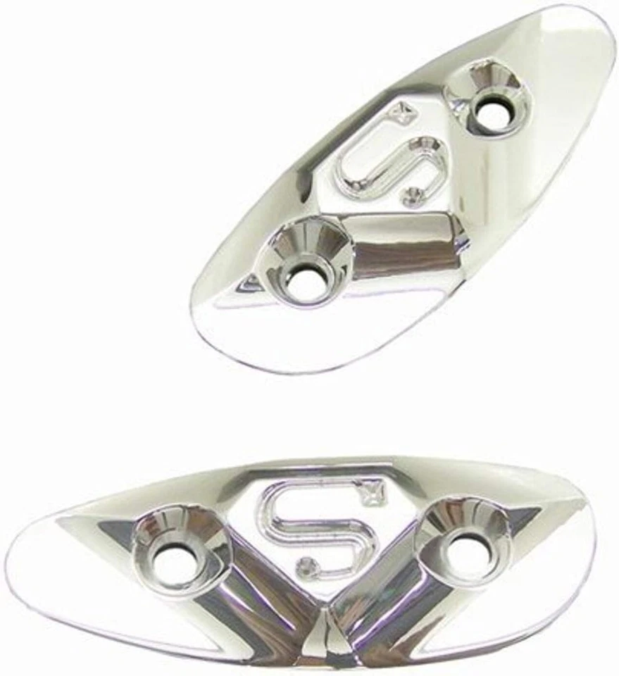 Tapas de bloqueo de espejo cromadas Suzuki GSX R 600 750 1000 Hayabusa Billet aluminio Foto 1 de 1