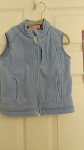 REI Baby Blue Girls Fleece Vest 4T - Picture 1 of 10