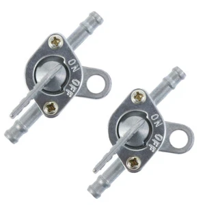 2x 6mm Universal Motorrad ATV Buggy Kraftstoffhahn Benzinhahn Generator Schalter - Picture 1 of 9