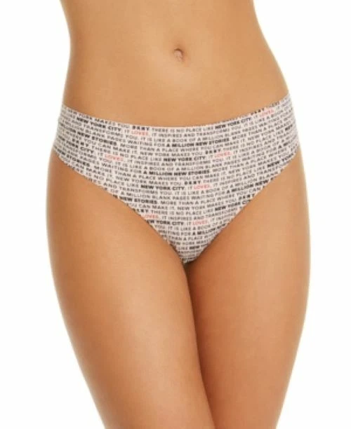 全新带标签 DKNY 女式 Litewear 无缝切割任何地方丁字裤内裤 S 码 WP1-893 — 第 1/2 张图片