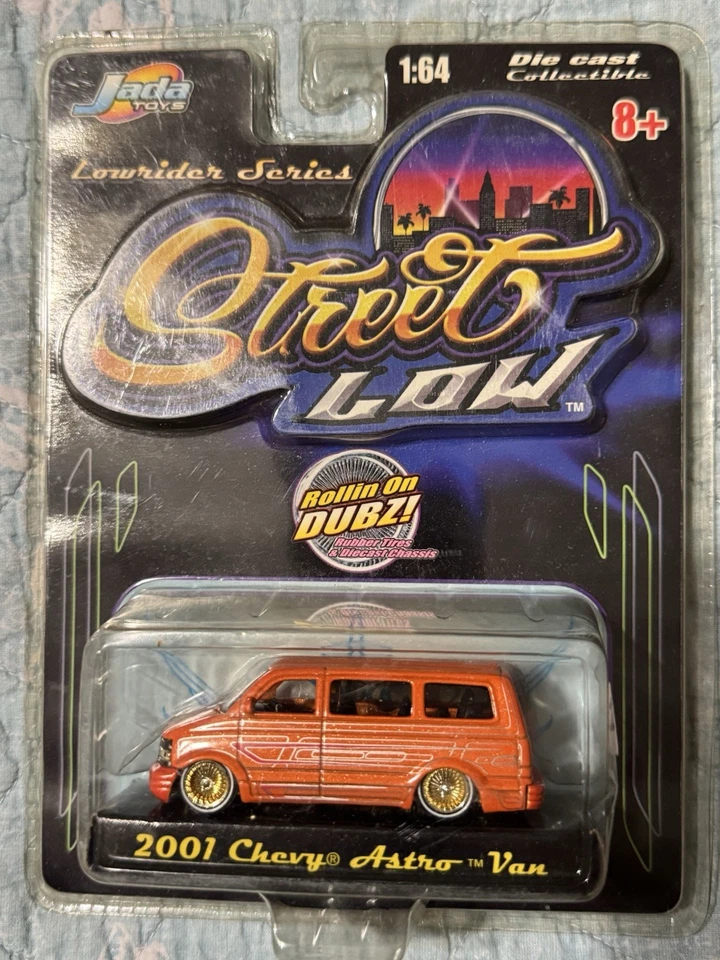 Chevy Astro Van Street Low Low Lowrider Series naranja Jada Toys 1:64 2001 Foto 1 de 1