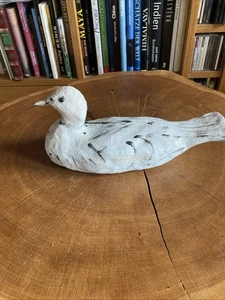 Handarbeit – Keramik Figur Skulptur „Mehrfarbige Taube“ 31cm, sehr groß. - Bild 1 von 7