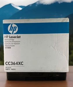 HP CC364X 64X cc364xc Czarny wkład o wysokiej wydajności Genuin OEM ZAPIECZĘTOWANY 2016 Wygasanie - Zdjęcie 1 z 2