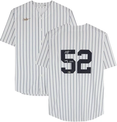 CC Sabathia New York Yankees Signed White Nike Cooperstown Replica Jersey w/Insc - Image 1 of 4