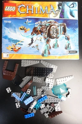 Lego 70145 Maula’s Ice Mammoth Stomper Chima - Instructions & Bag 5 parts ONLY - Image 1 of 2