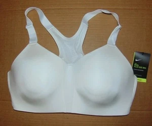 Nike Sports Bra Womens Plus Size Rival Underwire White US 38E - Picture 1 of 12