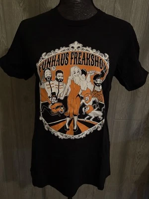 Camiseta de algodón gráfica negra Anvil para mujer talla M Foto 1 de 4